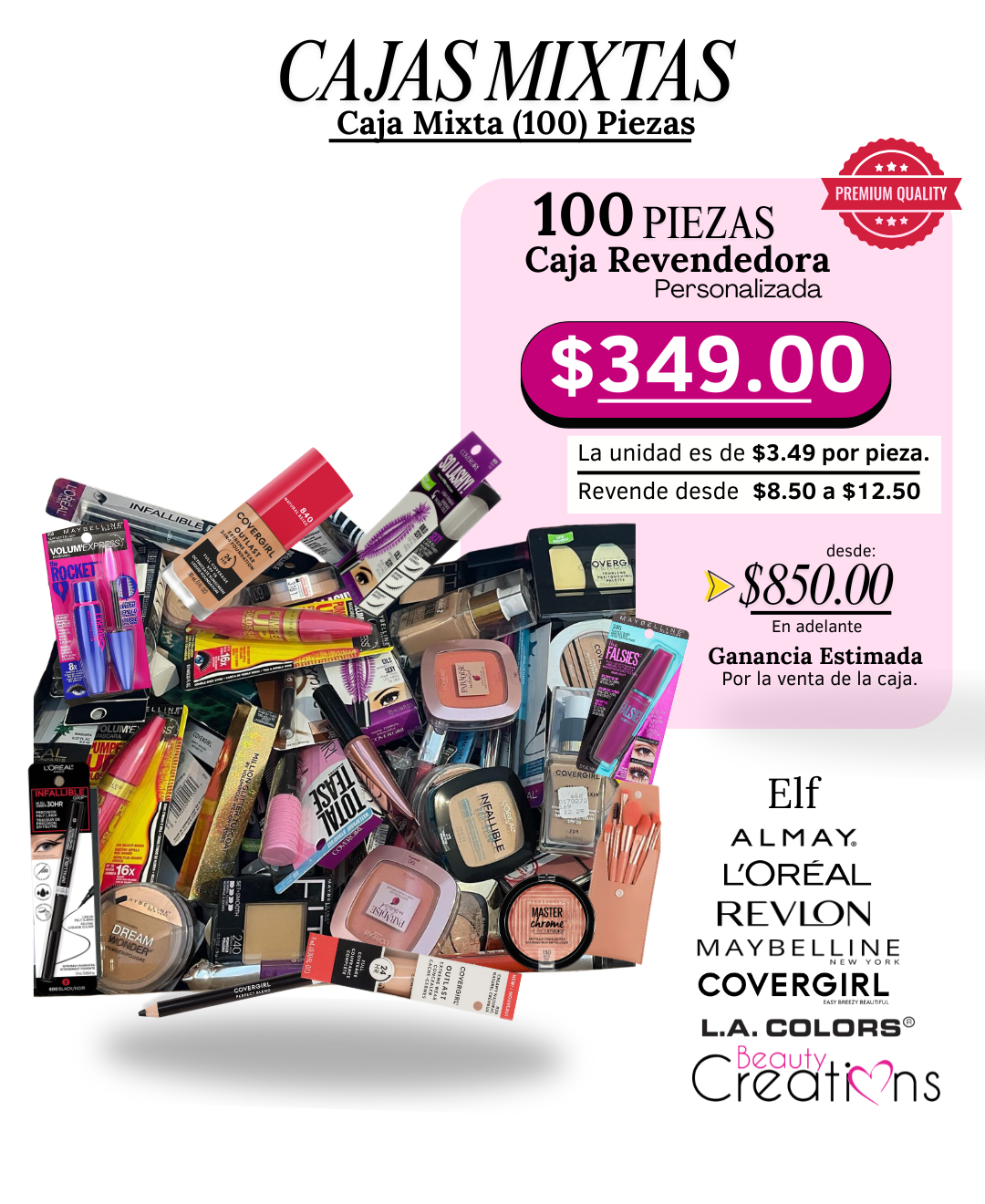 CAJA MIXTA - 100 PCS 