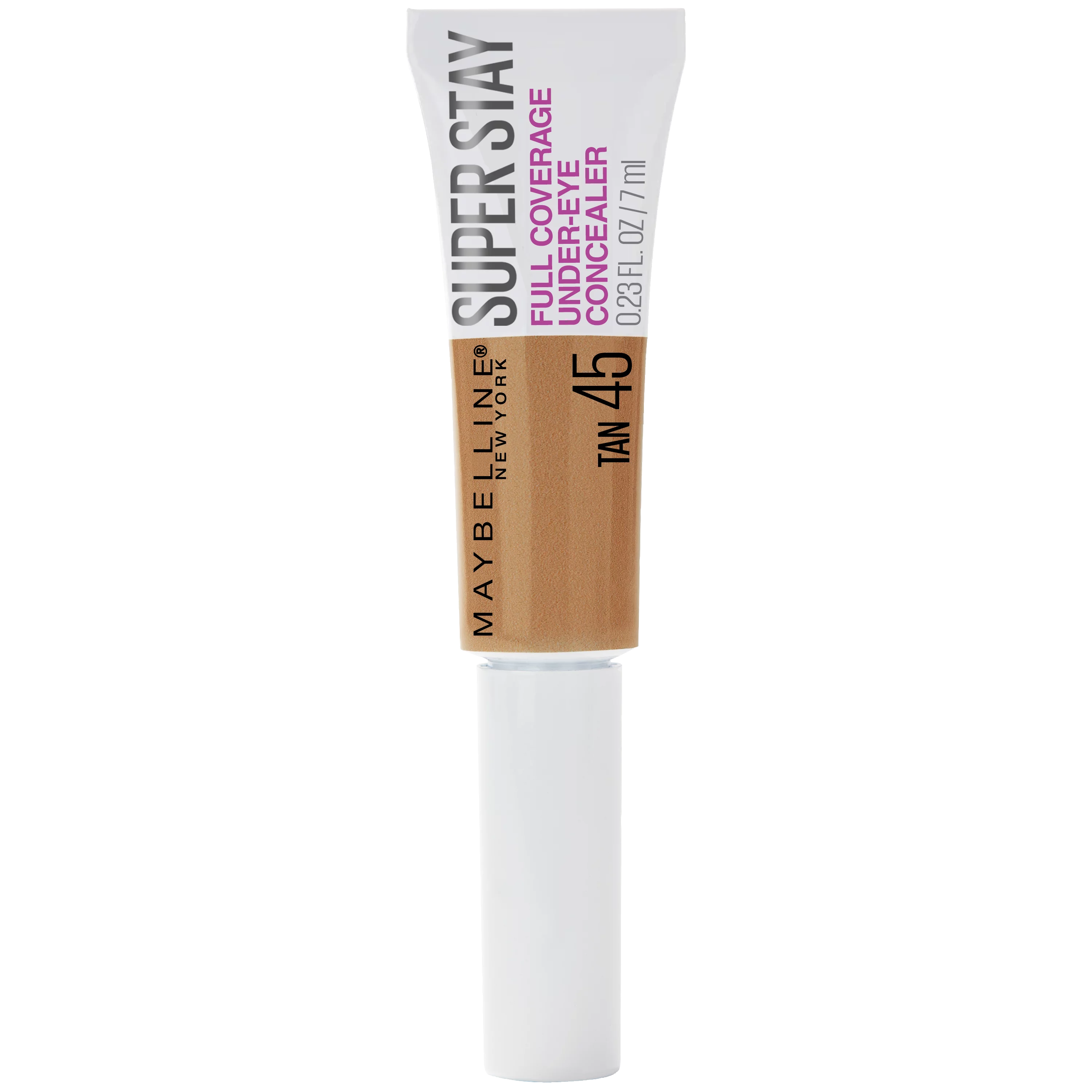 MAYBELLINE -SUPER STAY FULL COVERAGE UNDER EYE CONCEALER -45 - TAN 