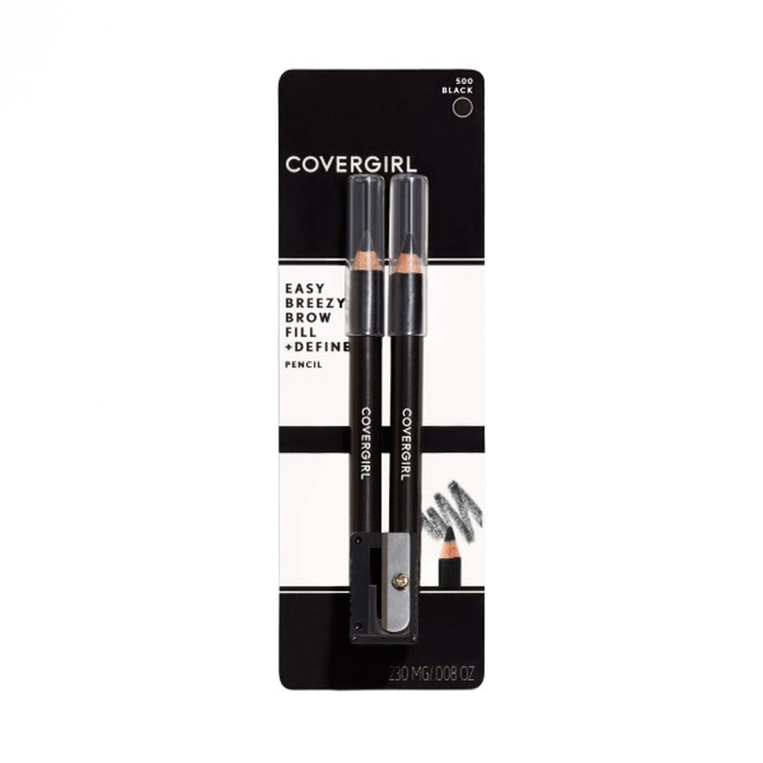 Covergirl - Easy Breezy Brow Fill + Define Brow Pencil - 500 Black Noir