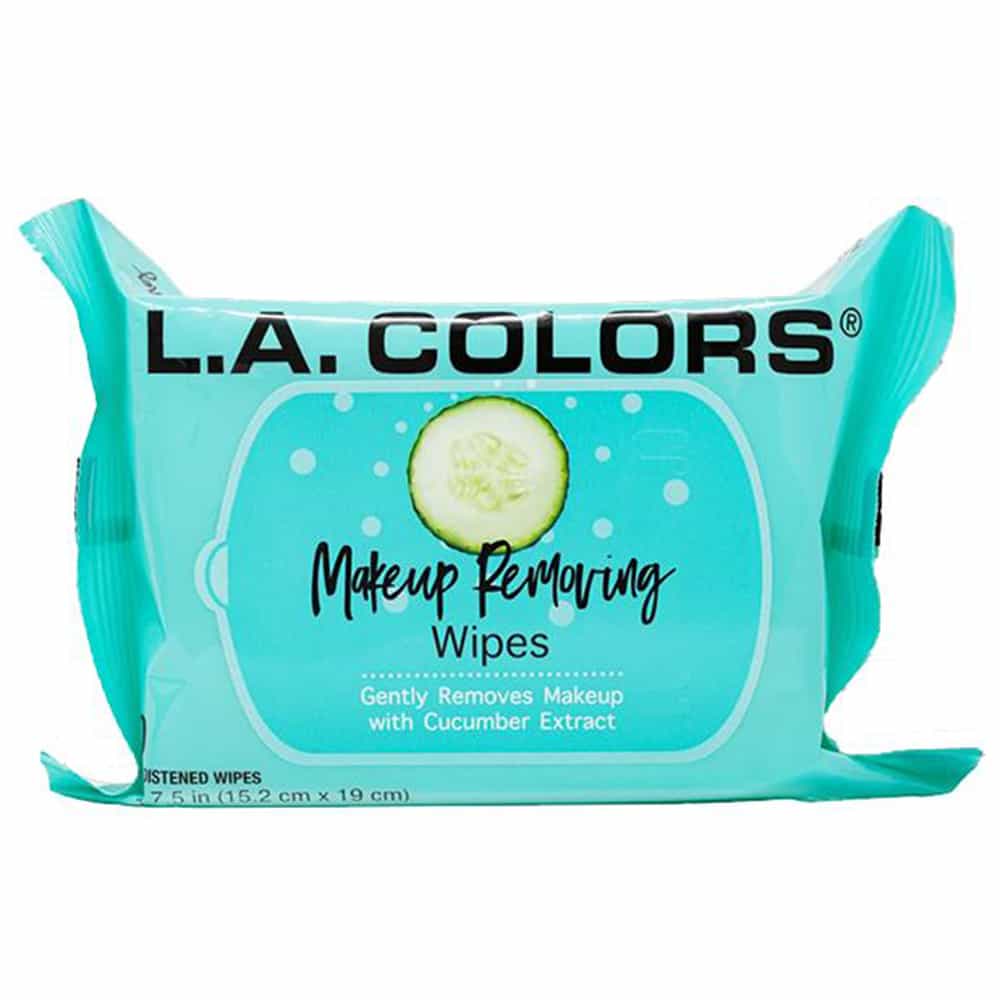 L.A COLOR MAKEUP REMOVING WIPES-CUCUMBER