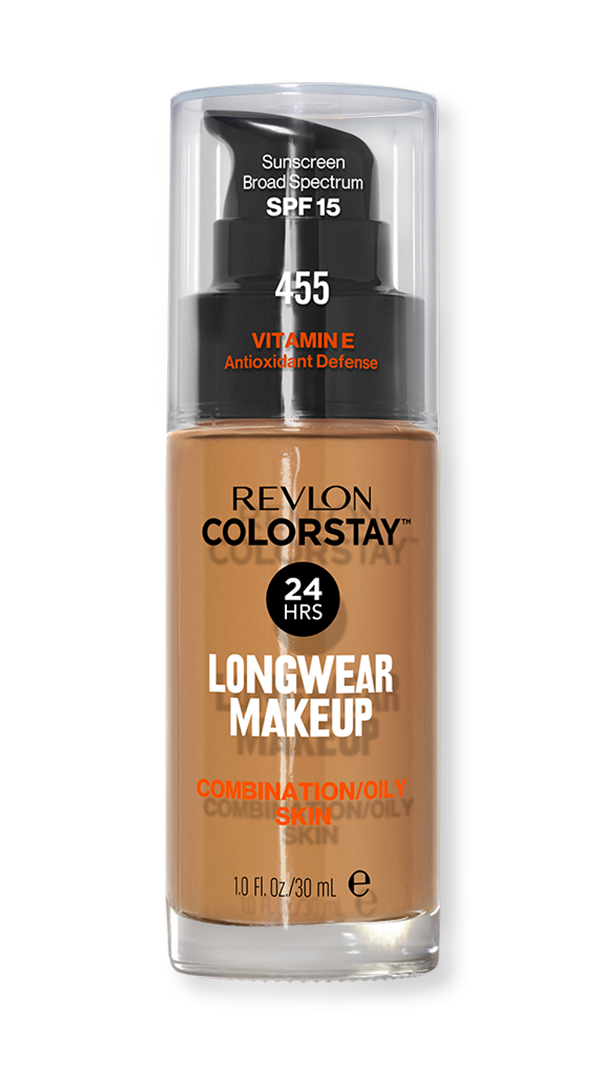 BASE REVLON COLORSTAY - 24 HRS - 455 HONEY BEIGE 