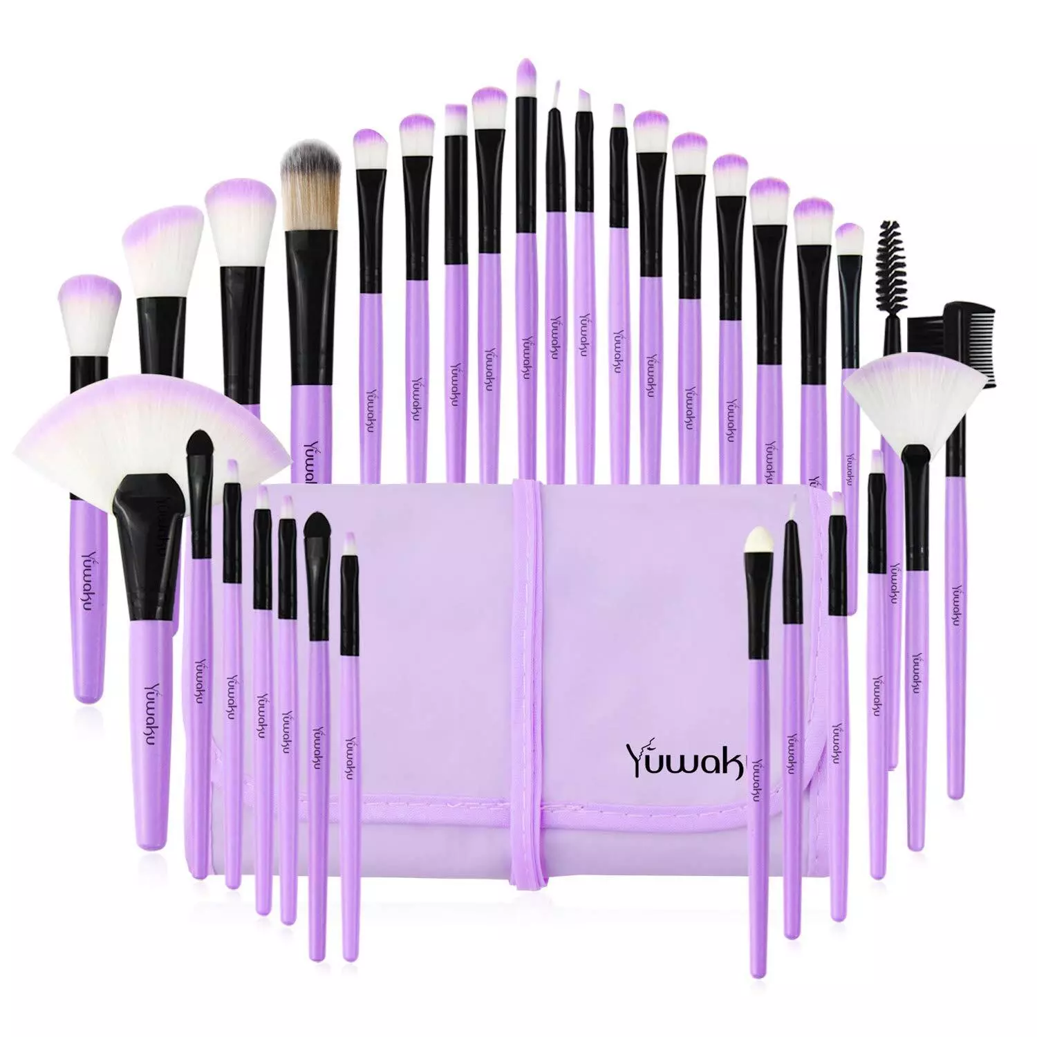 SET 32 BROCHAS - YUWAKU PROFESSIONAL - MORADO